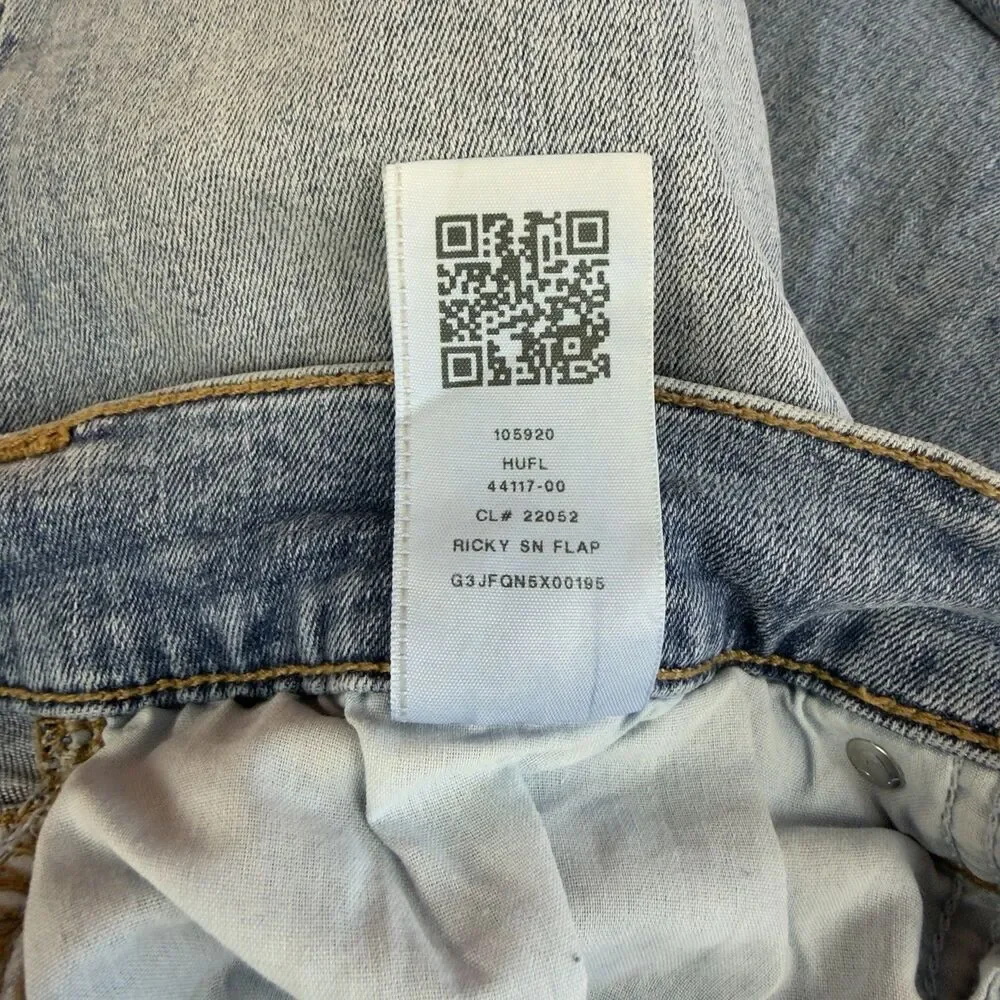 True Religion Ricky Relaxed Straight Jeans Men’s 34w 33x Light Wash Blue